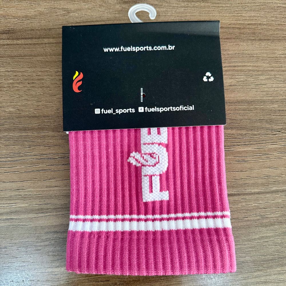 Munhequeira Canelada - Pink