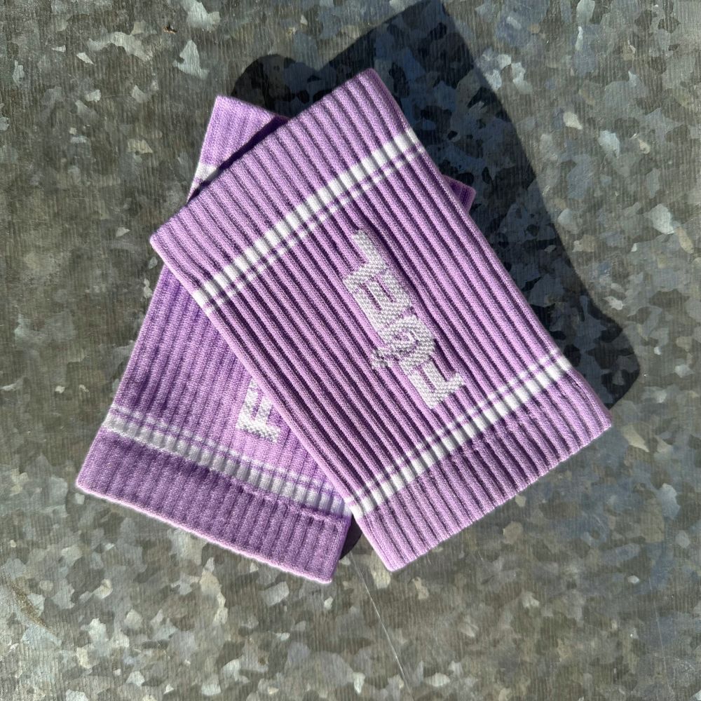 Munhequeira Canelada - Purple